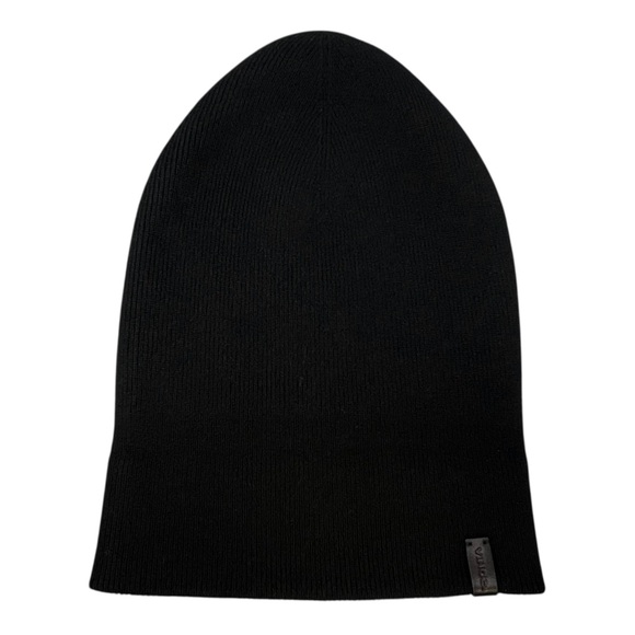 NEW Vince Knit Black 100% Cashmere Beanie Fine Gauge Women’s Winter Hat Warm New - Picture 9 of 10